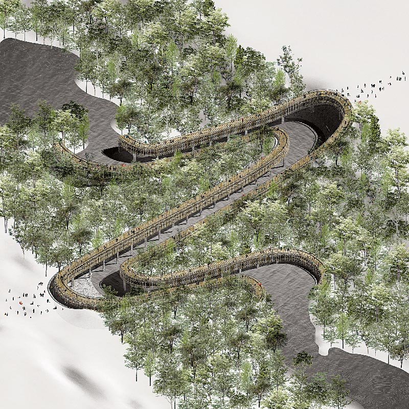 Project design of the Quassaick Creek by Alexandros Prince-Wright, a Columbia University graduate student.
